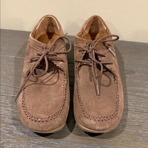 boc Brown Suede Loafers